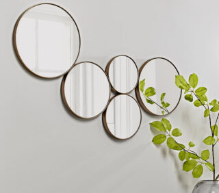 مرآة دائرية مزخرفة | Decorative Circle Mirror