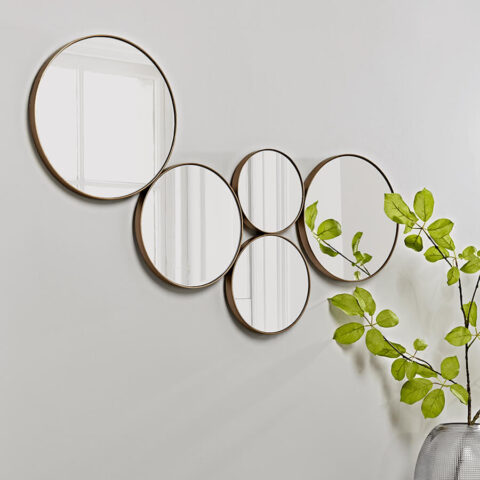 مرآة دائرية مزخرفة | Decorative Circle Mirror
