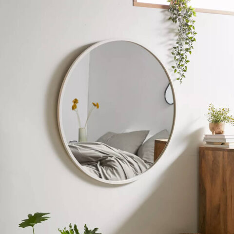 مرآة بإطار رفيع من خشب البلوط | Slim Oak Frame Mirror